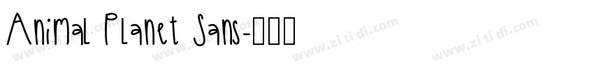 Animal Planet Sans字体转换